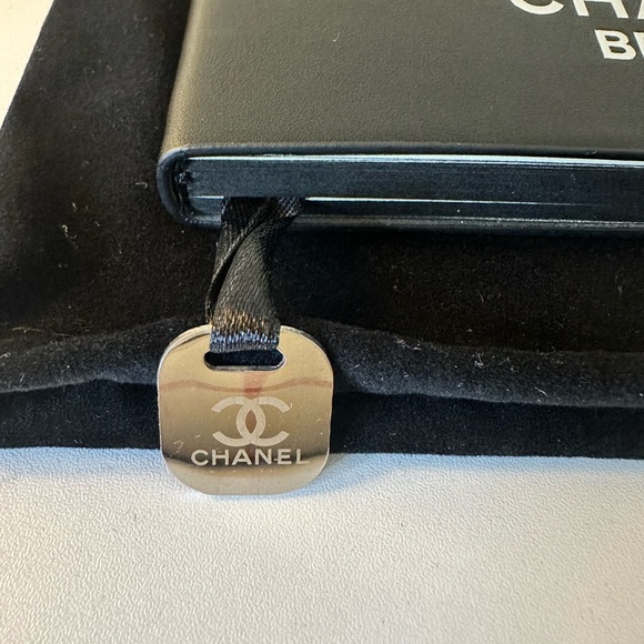 CHANEL Black Notebook with Silver Charm bundle. Comes w/ 5 ex. surprise items. - Picture 2 of 3